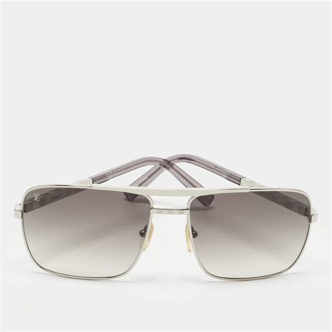 louis vuitton sunglasses silver